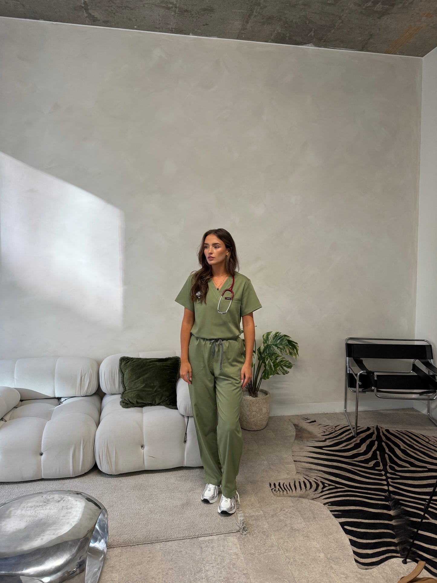 Women's BASICS 2 - Regular fit Five-pocket scrub trouser