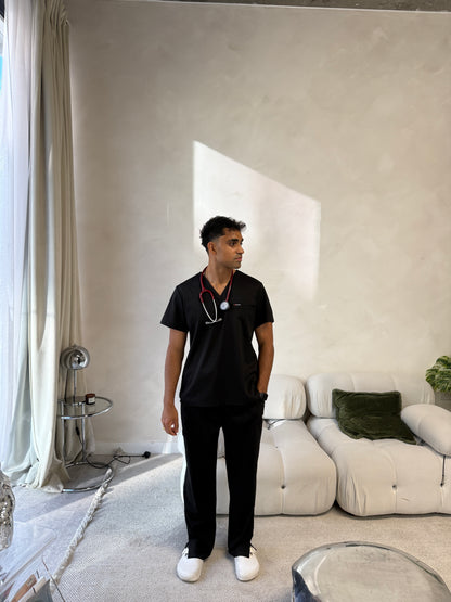 Men's BASICS 2 - Regular fit One-pocket scrub top