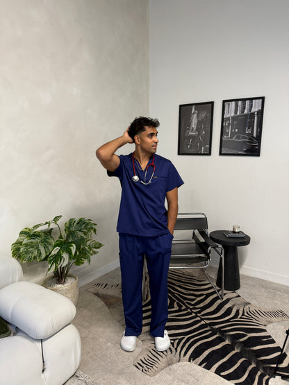 Men's BASICS 2 - Regular fit One-pocket scrub top