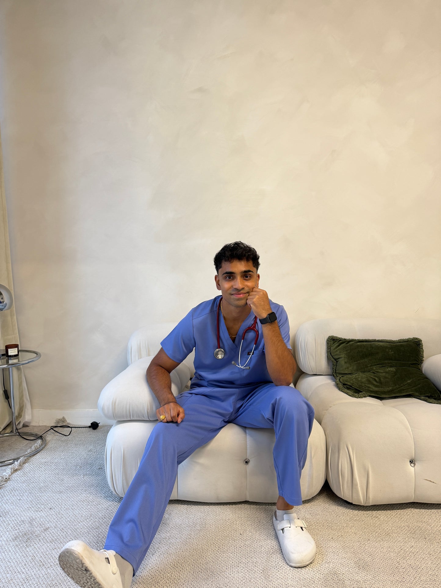 Men's BASICS 2 - Regular fit One-pocket scrub top