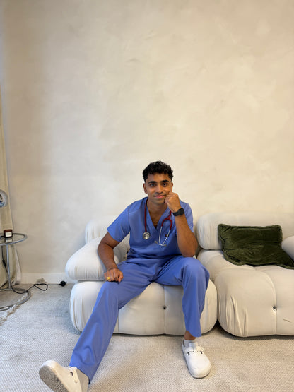 Men's BASICS 2 - Regular fit One-pocket scrub top