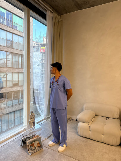 Men's BASICS 2 - Regular fit One-pocket scrub top